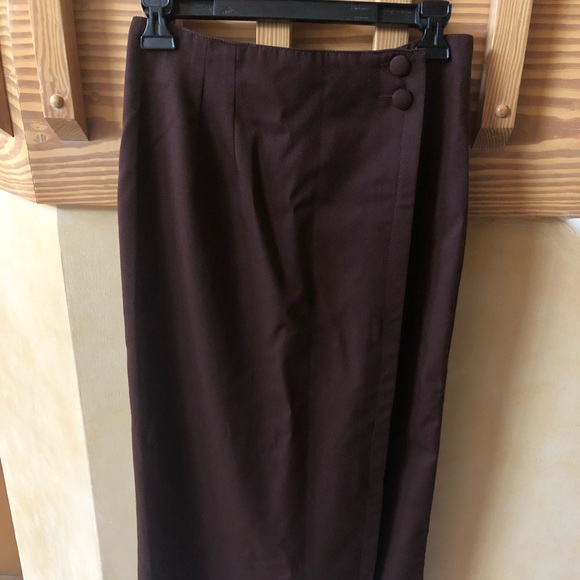 Vintage 1990s Long Wrap Skirt - Picture 1 of 10